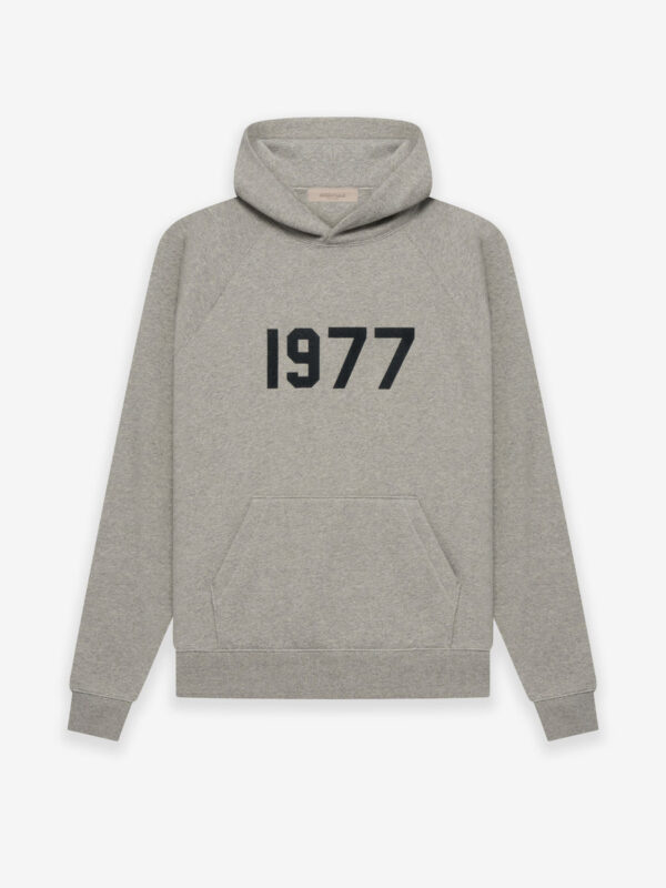 Essentials 1977 Ciemnoszary Hoodie