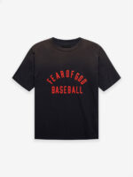 Essentials Fear of God Baseball Czarny T-Shirt